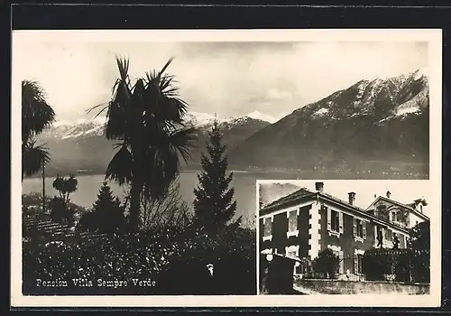 AK Locarno, Hotel-Pension Villa Sempre Verde