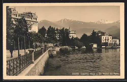 AK Lugano, Quai e Gr. Hotel du Parc