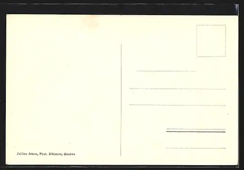 AK Lausanne, le pont de Montbenon, vue d`ensemble prise en direction de l`est