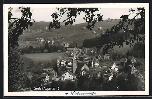 AK Grub, Ortsansicht aus der Vogelschau