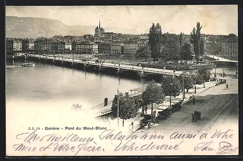 AK Genève, Pont du Mont-Blanc