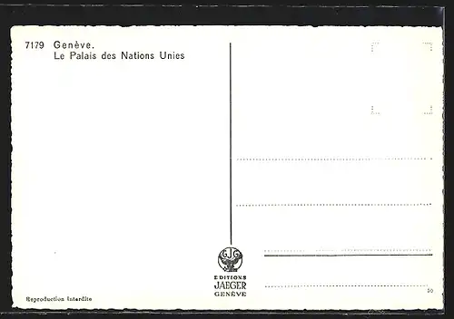 AK Genève, Le Palais des Nations Unies