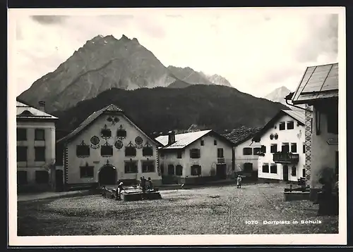 AK Schuls, Partie am Dorfplatz