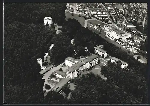 AK Schaffhausen, Kantons-Spital vom Flugzeug aus