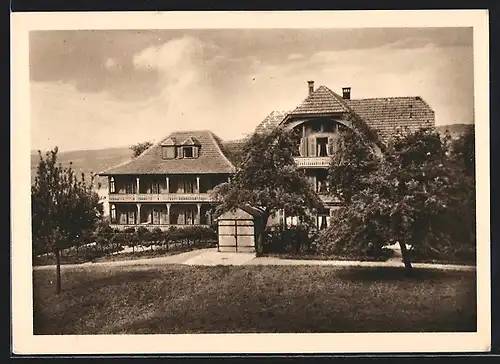 AK Oberrieden a. Zürichsee, Erholungsheim Bergli