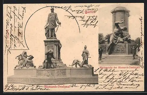 AK Berlin, Bismarck-Denkmal