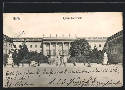 AK Berlin, Königl. Universität