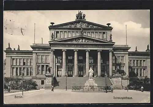 AK Berlin, Schauspielhaus am Gendarmenmarkt