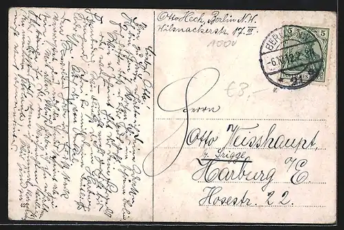 AK Berlin, Bismarck-Denkmal mit Springbrunnen