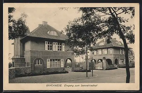 AK Brackwede, Eingang zum Sennefriedhof