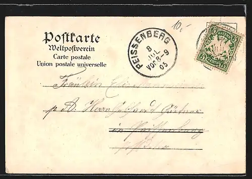 Lithographie Lager-Lechfeld, Baracken-Lager aus der Vogelschau, Platzkommando, Regiment