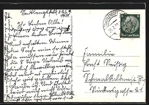 AK Stadtlengsfeld, Partie an der Fulda