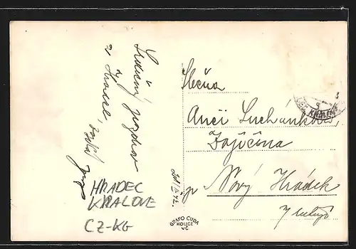 AK Königgrätz / Hradec Kralove, Neun Ansichten der Stadt