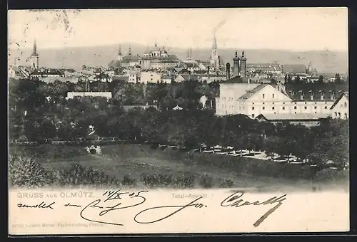 AK Olmütz, Blick auf die Ortschaft