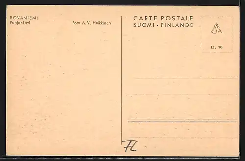 AK Rovaniemi, Pohjanhovi, Hotel