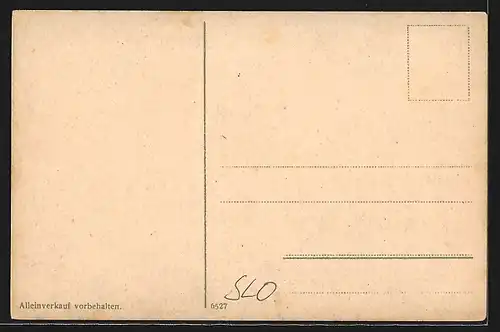 AK Steinbrück, Ortsansicht mit Eisenbahn und grossen Gebäuden