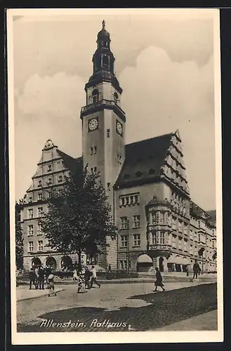 AK Allenstein, Partie am Rathaus