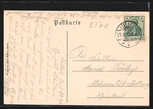 AK Jülich, Partie am Schwanenteich