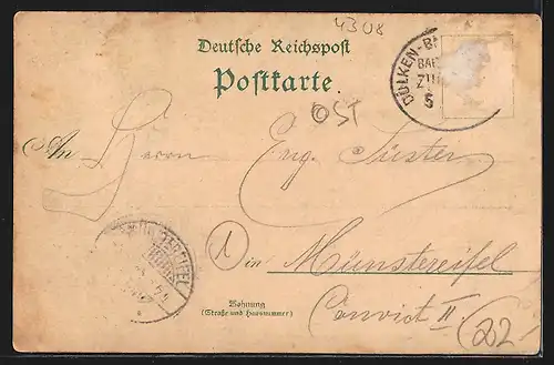 Lithographie Thale, Hoher Hexentanzplatz, Kronentempel, Sprung ins Bodethal, Hirschgrund