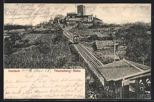 AK Durlach, Die Thurmberg-Bahn