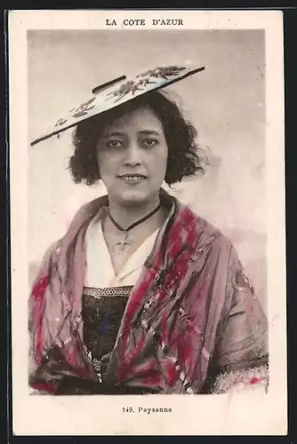 AK Provence, La Cote D`Azur, Paysanne
