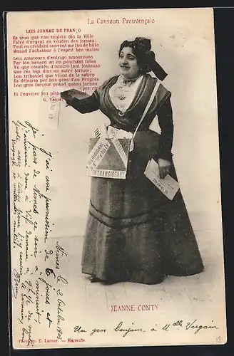 AK Provence, La Cansoun Prouvencalo, Jeanne Conty