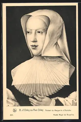 Künstler-AK Portrait de Marguerite d`Autriche