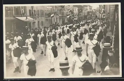 AK Bern, Sport-Sommer 1924, Parade