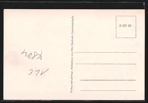 AK Pomnitz, Gasthaus, Totalansicht, Kirche