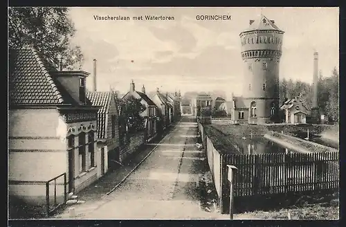 AK Gornichem, Visscherslaan met Watertoren