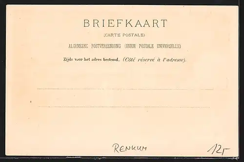 Lithographie Westerbouwing, Waterwallen Oorsprong