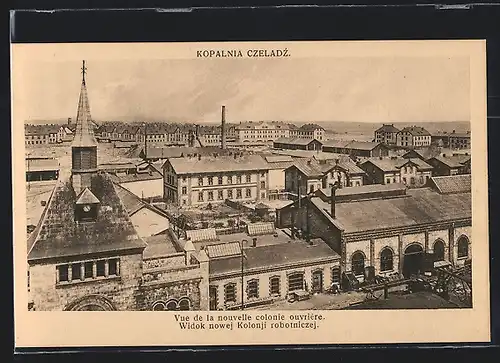 AK Czeladz, Vue de la nouvelle colonie ouvrière