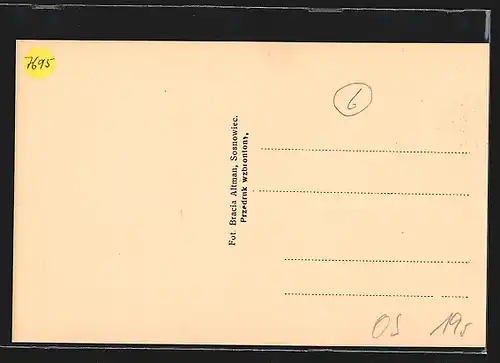 AK Czeladz, Vue de la nouvelle colonie ouvrière