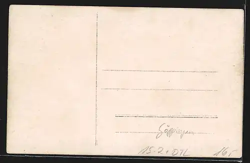 AK Göppingen, Zeppelin in voller Fahrt