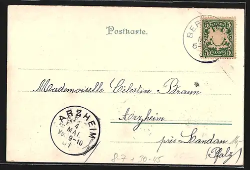 Lithographie Friedr. Wilh. Raiffeisen, Gründer der Raiffeisen-Vereine