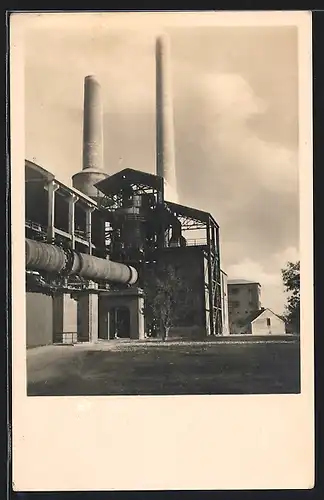 AK Oppeln, Schlesische Portland-Zement-Industrie A.-G., Drehofen mit Schlammtrockner in Groschowitz, Bergbau