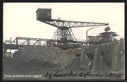 AK Königshütte, Kran do tadowania wegla, Bergbau