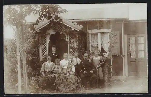 Foto-AK Berlin, Berliner Laubenpieper 1910