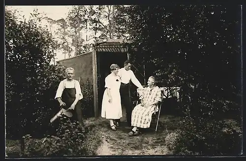 Foto-AK Berlin, Berliner Laubenpieper 1926