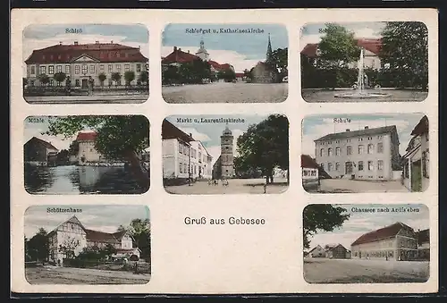 AK Gebesee, Schloss, Schule, Schützenhaus