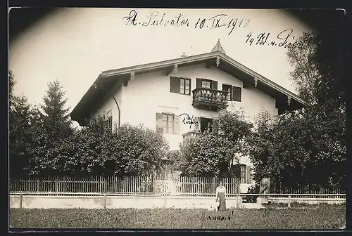 Foto-AK Rimsting, Haus in St. Salvator ca. 1910