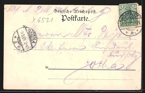 Lithographie Kursdorf b. Eisenberg, Gasthof Kursdorf, Gartenansicht, Ortsansicht