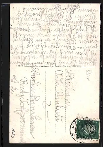 AK Junge Frau in Tracht Spreewald