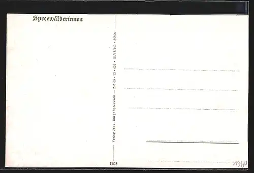 AK Schöne Spreewälderinnen bei einer Kanufahrt