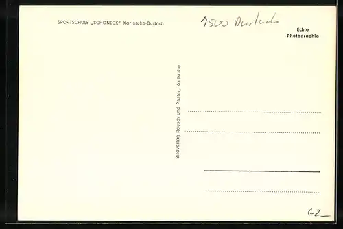 AK Karlsruhe-Durlach, Sportschule Schöneck