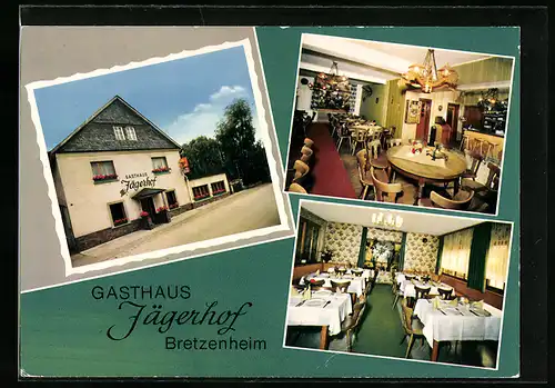 AK Bretzenheim / Nahe, Gasthaus Jägerhof, Binger Strasse 15