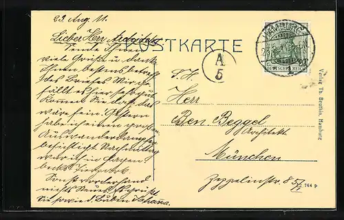 AK Hamburg-Rothenburgsort, Neue Elbbrücke