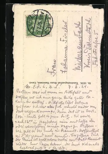 AK Leipzig, Partie am alten Rathaus