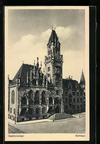 AK Saarbrücken, Partie am Rathaus