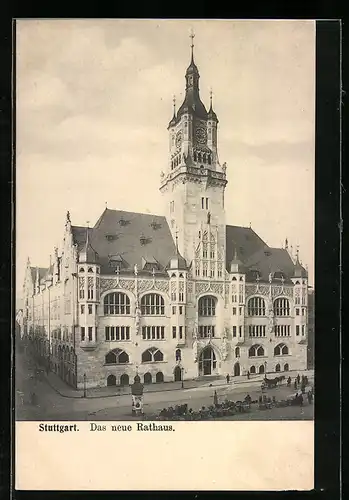 AK Stuttgart, Das neue Rathaus